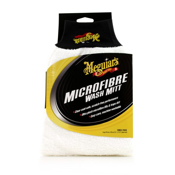 Meguiars microfibre wash mitt singel pack