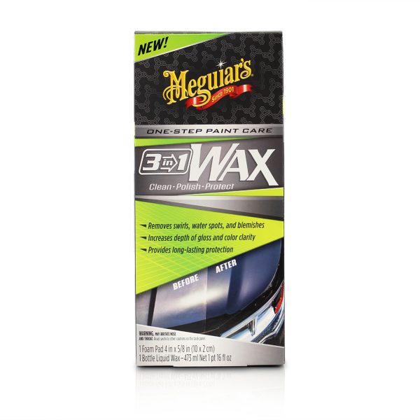 Meguiars 3in1 wax clean polish protect