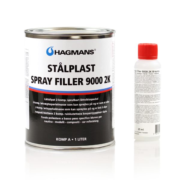 Hagmans® Stålplast Spray Filler 9000 2K